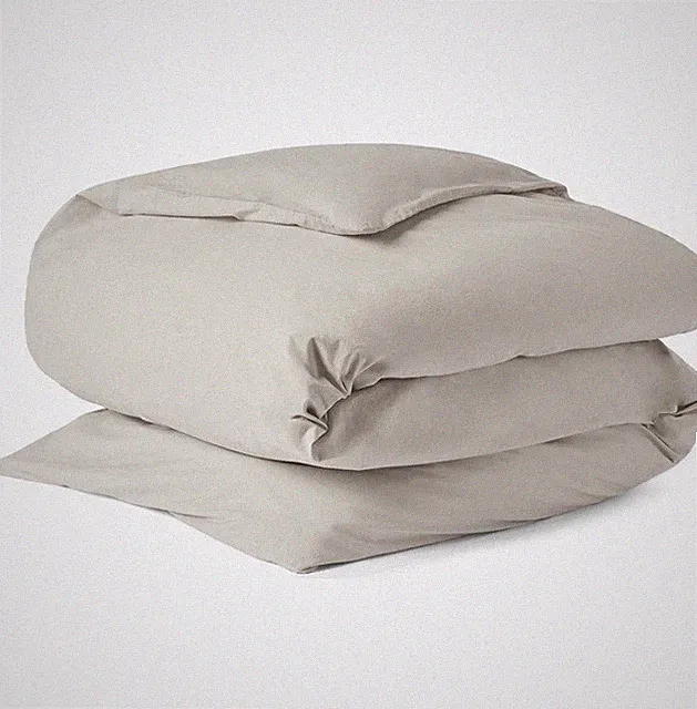 Coyuchi 100% Organic Cotton Duvet Cover Stone Buttons King NEW $298