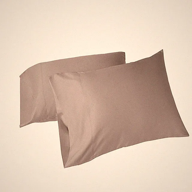 Coyuchi Classic Sateen Pillowcase Set King Mineral 100 Gots Certified Organic