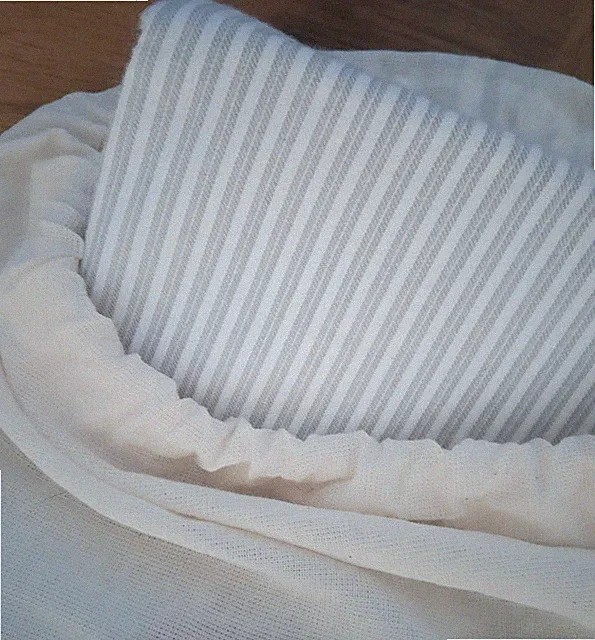 Coyuchi Climate Beneficial Cotton Soft Washed Sheet Set CA King Grey Striped NWT