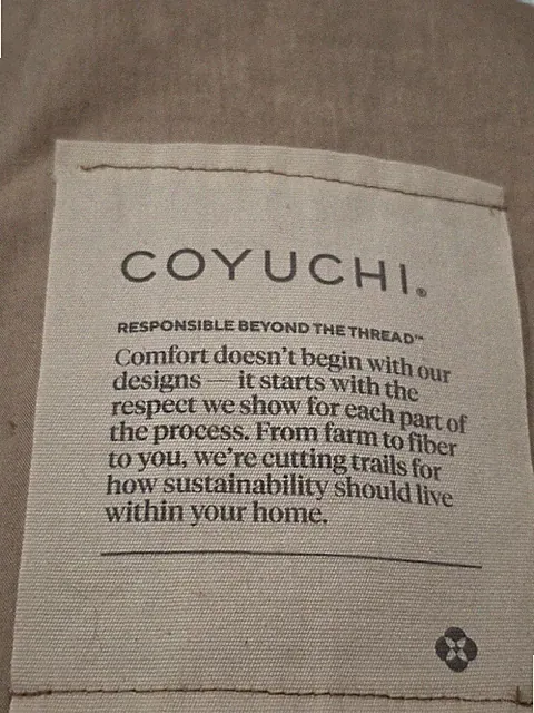 Coyuchi Fitted Sheet Relaxed Organic Linen Color Doe, Sz-Full Sold Out MRSP $248