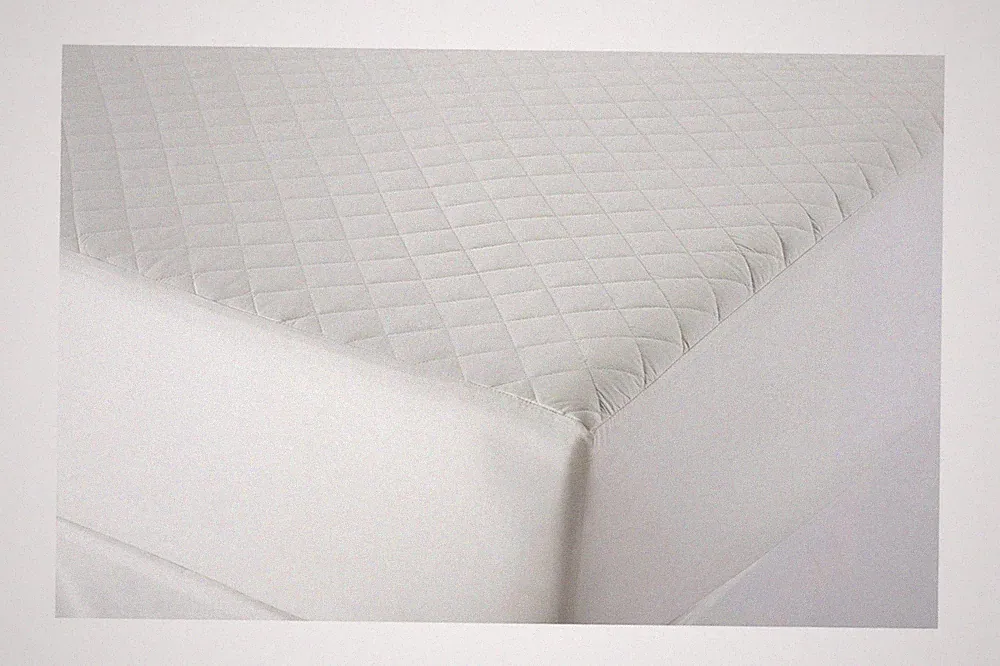 Coyuchi Organic Cotton Mattress Pad, King, Soft Cotton Mattress Cover, White