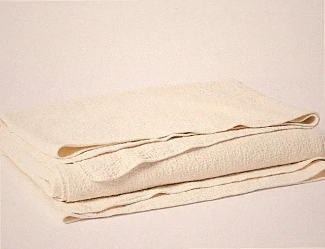 NIB $348 COYUCHI Cascade Matelassé Organic Cotton Blanket KING Undyed