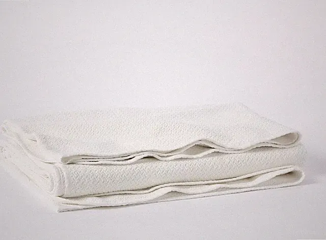 NWOT $298 COYUCHI Honeycomb Organic Blanket KING White