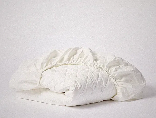 Organic Cotton Mattr Pad, Twin, Soft Cotton Mattr Cover, White