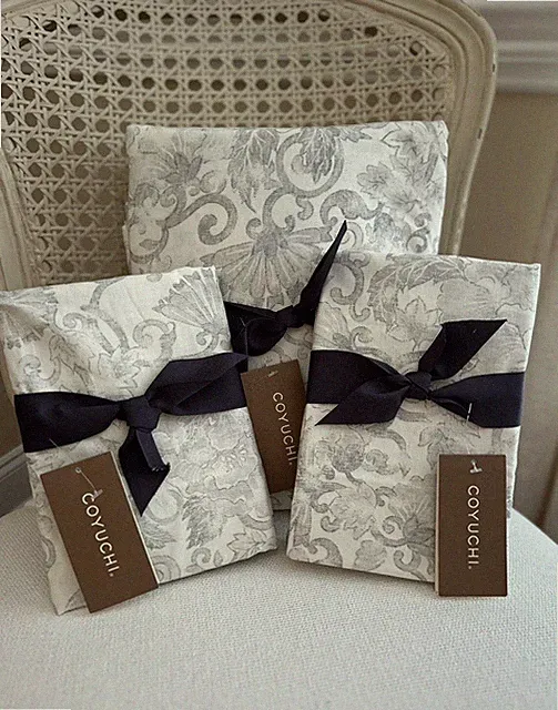 Rejuvenation Coyuchi Solana Organic Print FULL/QUEEN Duvet Cover Std Sham Set
